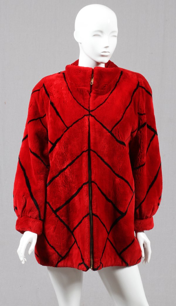SHEARED BEAVER FUR JACKET (1 of 2)