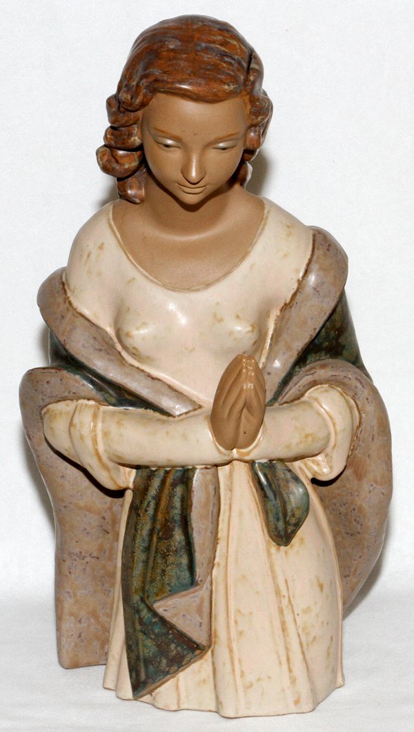 LLADRO 'MEDITATION' GRES BUST (1 of 2)