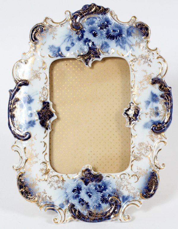 CONTINENTAL PORCELAIN PHOTO FRAME C. 1900 (1 of 1)
