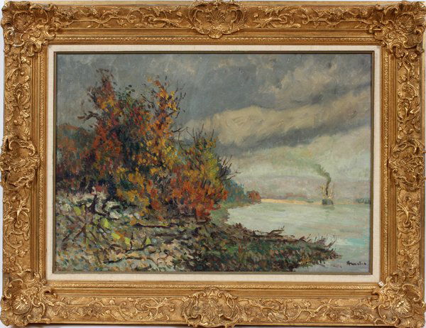 ALBERT MALET OIL ON CANVAS (1 of 5)