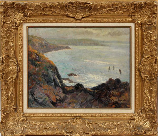 ALBERT MALET OIL ON CANVAS (1 of 5)