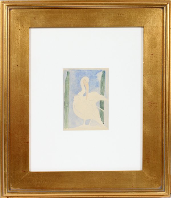 JOSEPH STELLA WATERCOLOR C. 1920 (1 of 3)