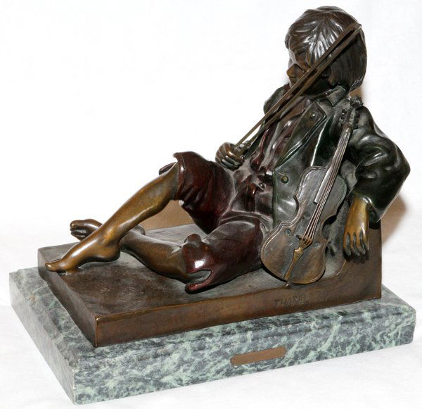 LEON THAREL BRONZE SCULPTURE (1 of 5)