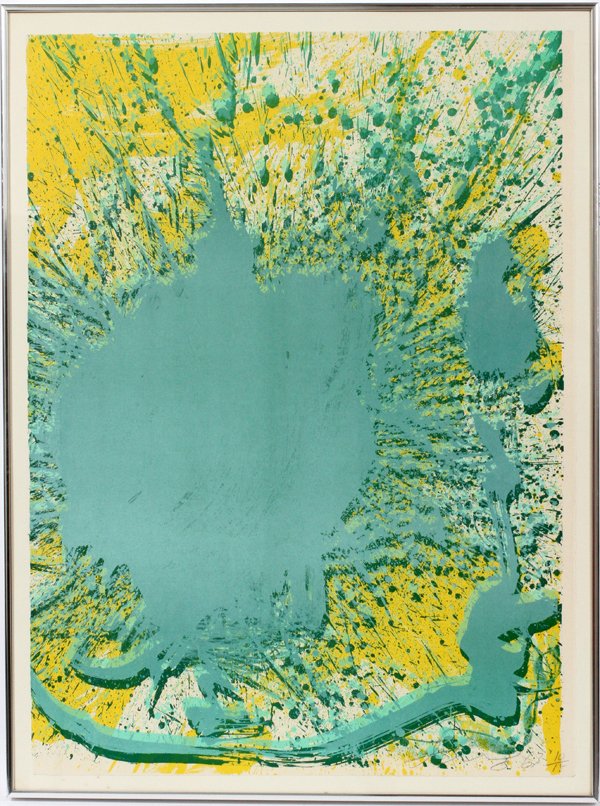 WALASSE TING COLOR LITHOGRAPH 1963 (1 of 3)