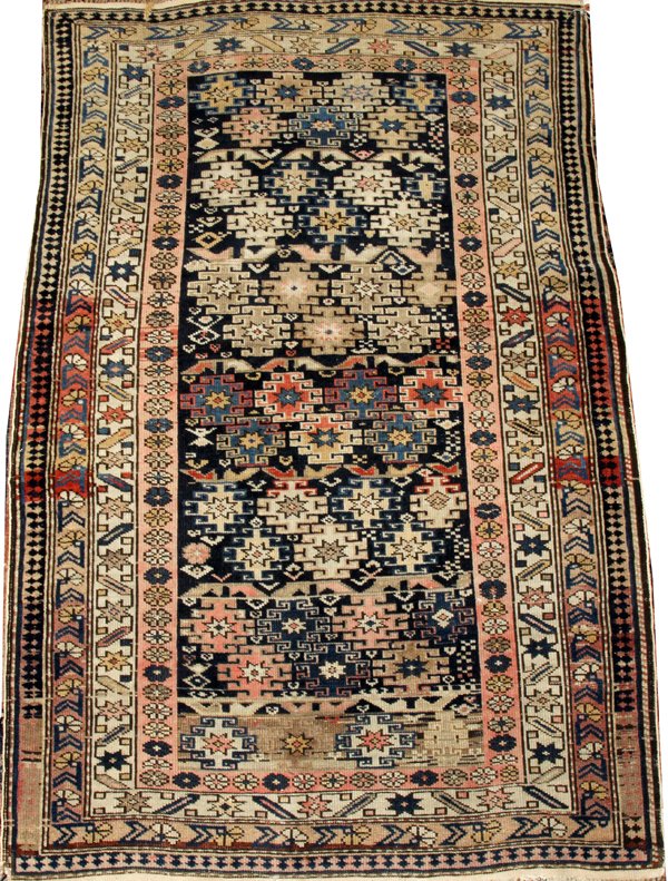 CAUCASIAN ANTIQUE CHI-CHI WOOL RUG (1 of 2)