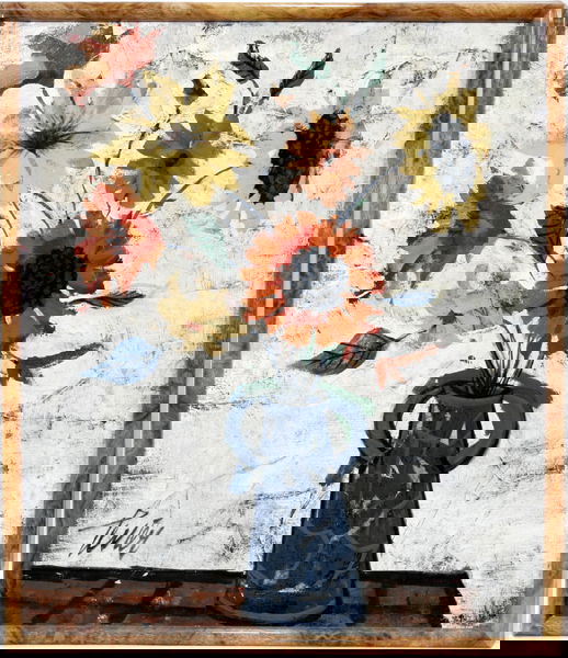 CHARLES LEVIER, OIL ON CANVAS, FRENCH SCENE: CHARLES LEVIER, OIL ON CANVAS 24" X 20" FRENCH SCENE: