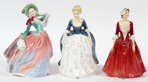 ROYAL DOULTON PORCELAIN FIGURES THREE (1 of 2)