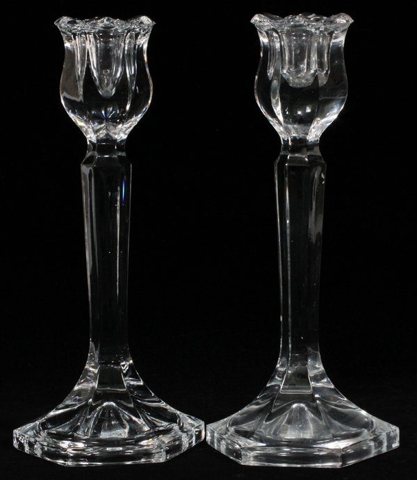 CRYSTAL CANDLESTICKS PAIR (1 of 1)