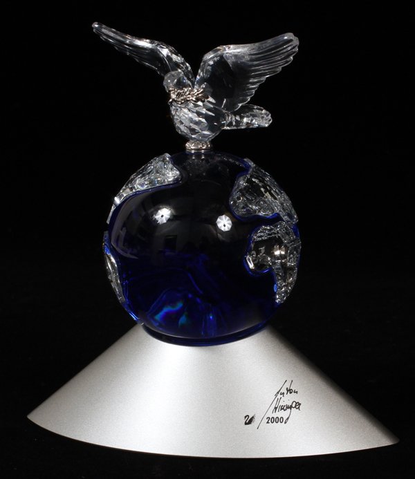 SWAROVSKI CRYSTAL FIGURINE & BOOK, TWO (1 of 2)