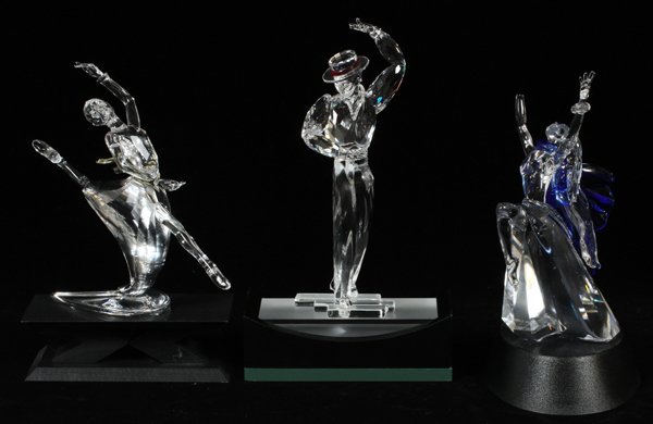 SWAROVSKI 'MAGIC OF THE DANCE' CRYSTAL FIGURES, 3 (1 of 1)