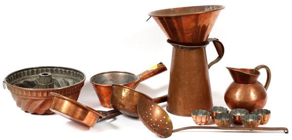 COPPER COOKING & KITCHEN UTENSILS (1 of 1)