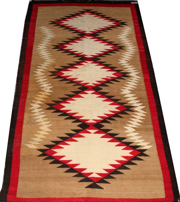 SOUTHWEST AMERICAN INDIAN WOOL RUG (1 of 2)
