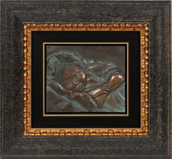 BILL MACK LIMITED EDITION MIXED METALS WALL PLAQUE (1 of 3)