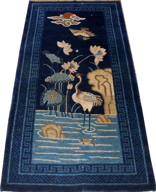 CHINESE SILK RUG (1 of 2)