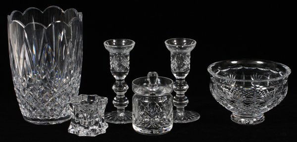 WATERFORD CRYSTAL TABLEWARE, 6 PIECES (1 of 1)