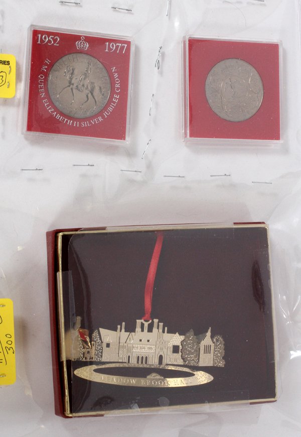 BRITISH COINS, ELIZABETH II ON HORSEBACK, ETC. 1977 (1 of 1)