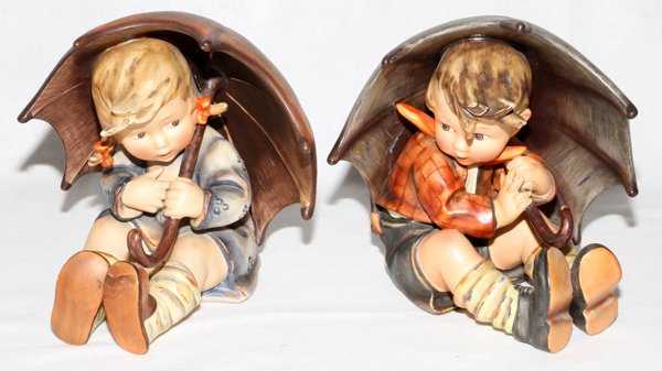 HUMMEL BISQUE FIGURES, TWO (1 of 2)