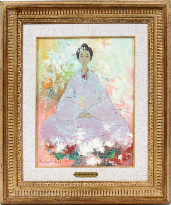 VU CAO DAM OIL ON CANVAS C. 1969 (1 of 5)