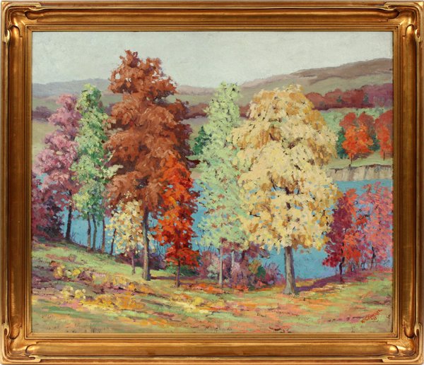 WILBUR C. KENSLER OIL ON CANVAS 1933 (1 of 3)