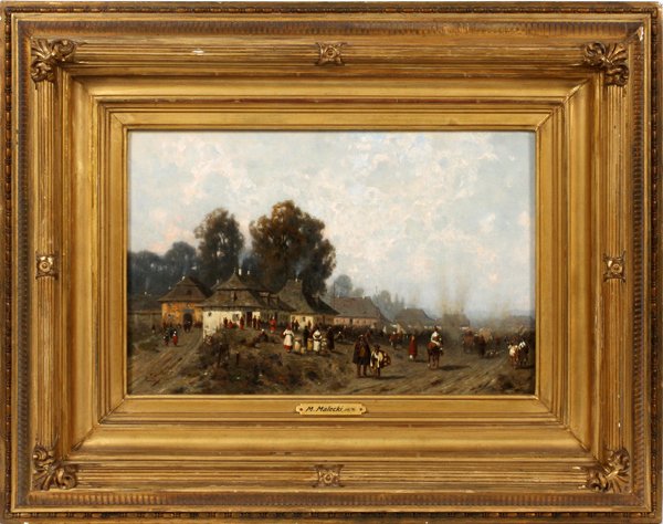WLADISLAW ALEKSANDER MALECKI OIL ON CANVAS (1 of 5)