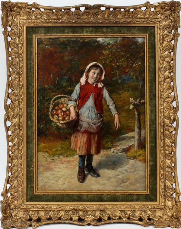 WILLIAM HEMSLEY OIL ON PANEL (1 of 3)