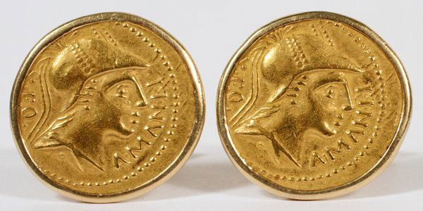 14KT GOLD CUFFLINKS (1 of 2)