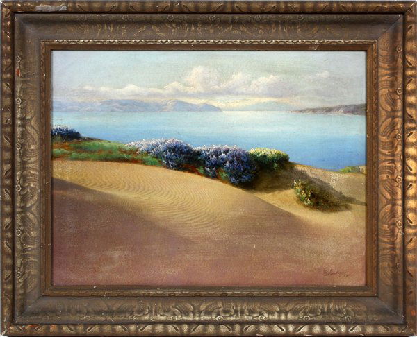 WILLARD ELMER WORDEN OIL ON BOARD C. 1915 (1 of 4)