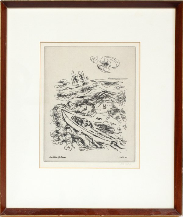 JOHN MARIN ETCHING ON PAPER (1 of 6)