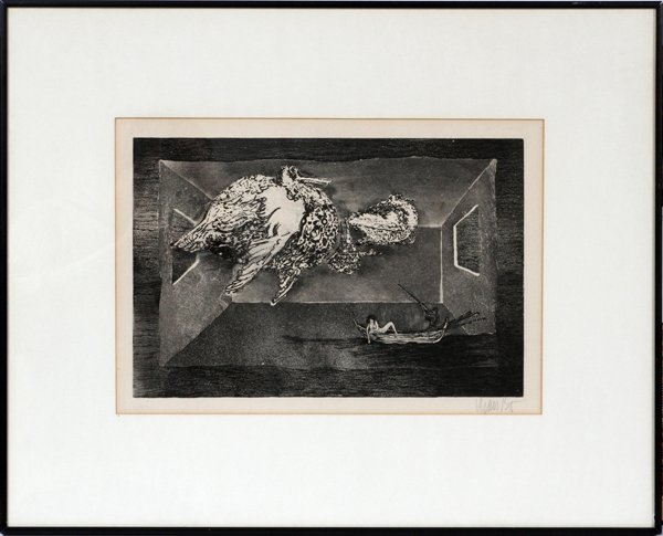 LARS BO (DANISH 1924-1999), AQUATINT & ETCHING (1 of 3)