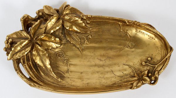 ALBERT MARIONNET ART NOUVEAU DORE BRONZE (1 of 3)