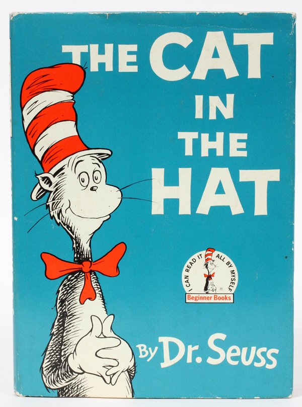 H.B.BOOK 'THE CAT IN THE HAT' BY DR. SEUSS PUB (1 of 2)