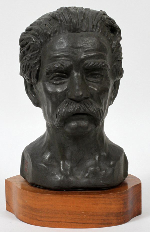 PLASTER & BRONZE SCULPTURE LOT (1 of 6)