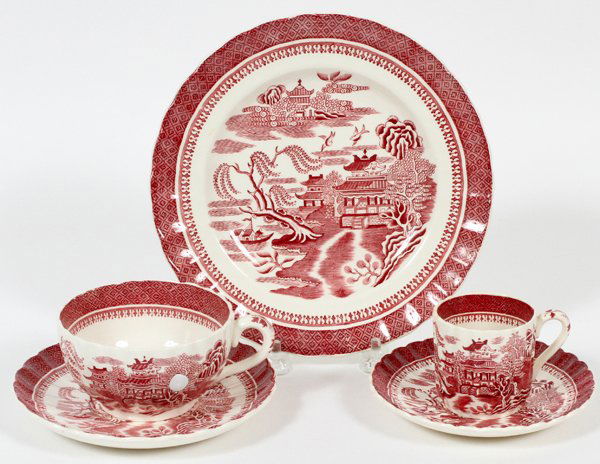 COPELAND SPODE MANDARIN PORCELAIN TEA & COFFEE SET (1 of 2)