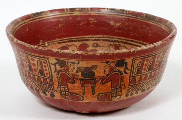 PRE-COLUMBIAN TERRACOTTA BOWL (1 of 2)