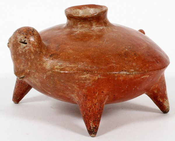 PRE-COLUMBIAN TERRACOTTA ANIMAL FORM VASE (1 of 2)