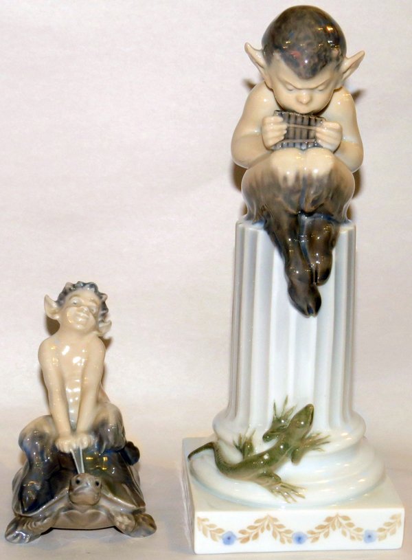 ROYAL COPENHAGEN PORCELAIN FIGURINES 2 PCS. (1 of 2)