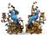 FRANCO-CHINESE BRONZE & PORCELAIN CANDELABRA