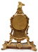 FRENCH ROCOCO STYLE BRONZE MANTEL CLOCK LATE 19THC. - 4