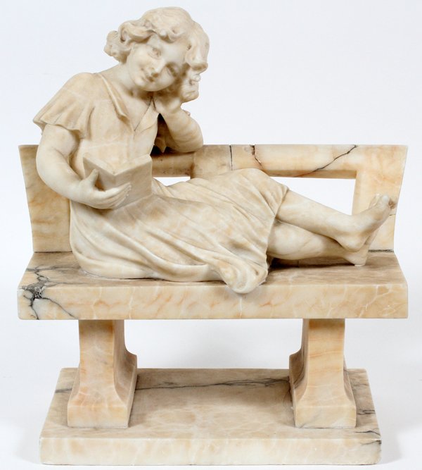 ITALIAN MARBLE SCULPTURE EARLY 20TH C. (1 of 3)