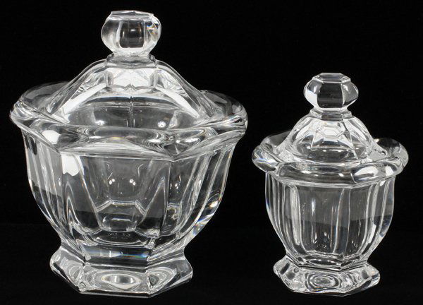 BACCARAT 'HARCOURT MISSOURI' CRYSTAL JARS, TWO (1 of 1)
