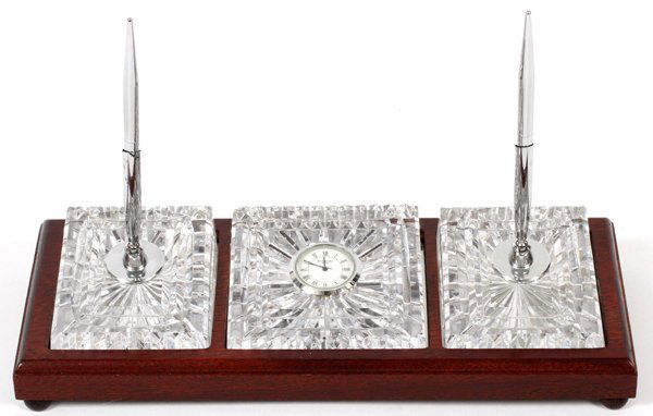 WATERFORD CRYSTAL DESK SET (1 of 2)