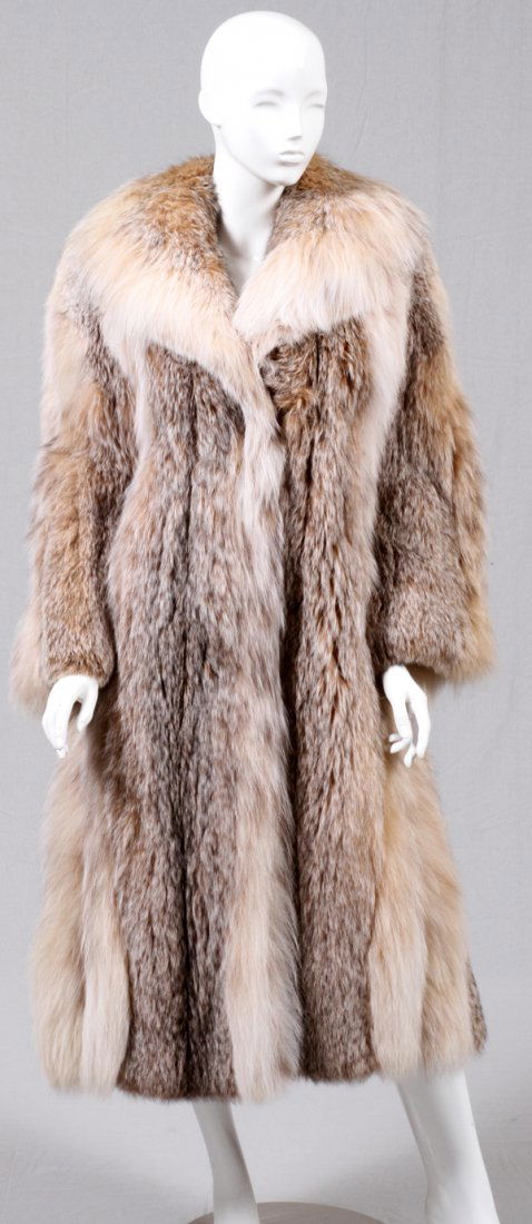 LYNX FUR LONG COAT (1 of 2)