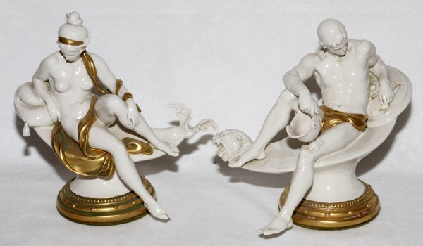 CAPODIMONTE PORCELAIN GOD & GODDESS FIGURES (1 of 2)
