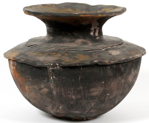 SUZANNE HOPPER RAKU POTTERY VESSEL (1 of 2)