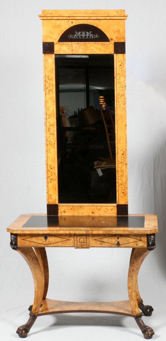 ART DECO STYLE CONSOLE & MIRROR (1 of 4)