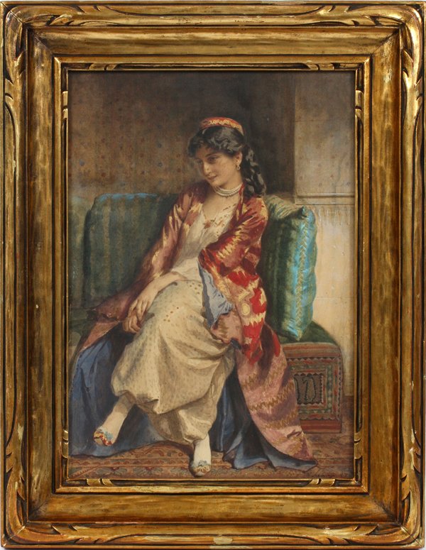 HENRY GUILLAUME SCHLESINGER WATERCOLOR 1879 (1 of 3)