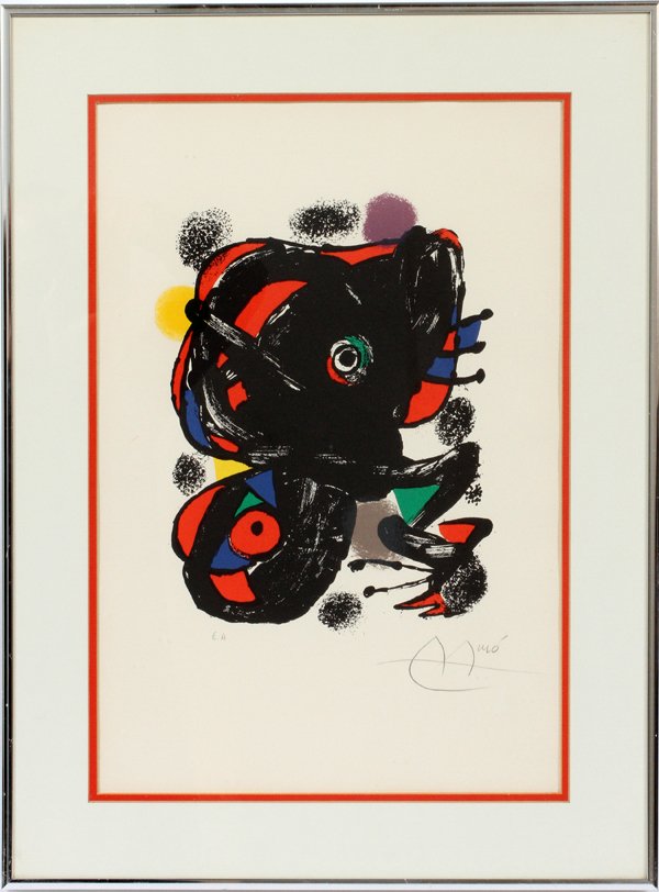 JOAN MIRO LITHOGRAPH 1976 (1 of 3)