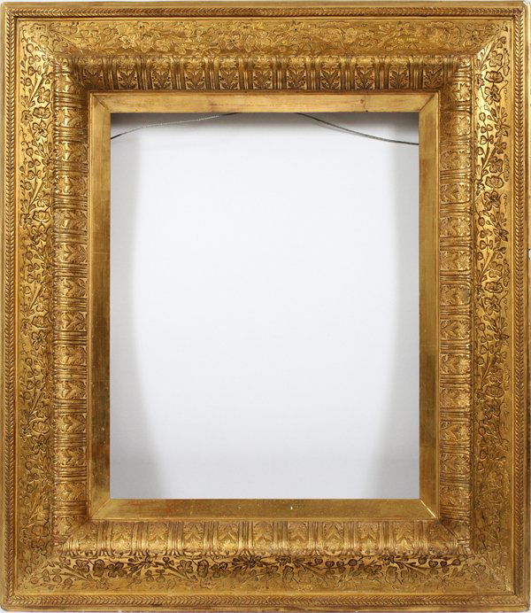 ELI WILNER & CO. GILT WOOD PICTURE FRAME: ELI WILNER & CO. GILT WOOD PICTURE FRAME, H 31", W 27":Interior, H 21", W 17". For a high resolution photo CLICK HERE