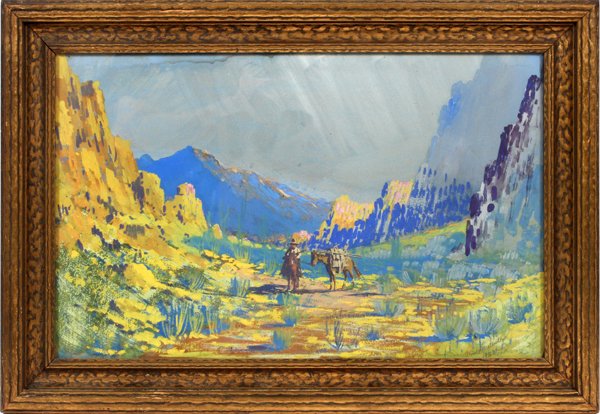 ARNOLD ENGLANDER OIL ON BOARD (1 of 3)