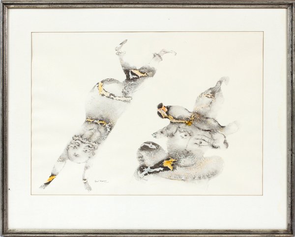 SAKTI BURMAN WATERCOLOR & INK PAINTING (1 of 3)